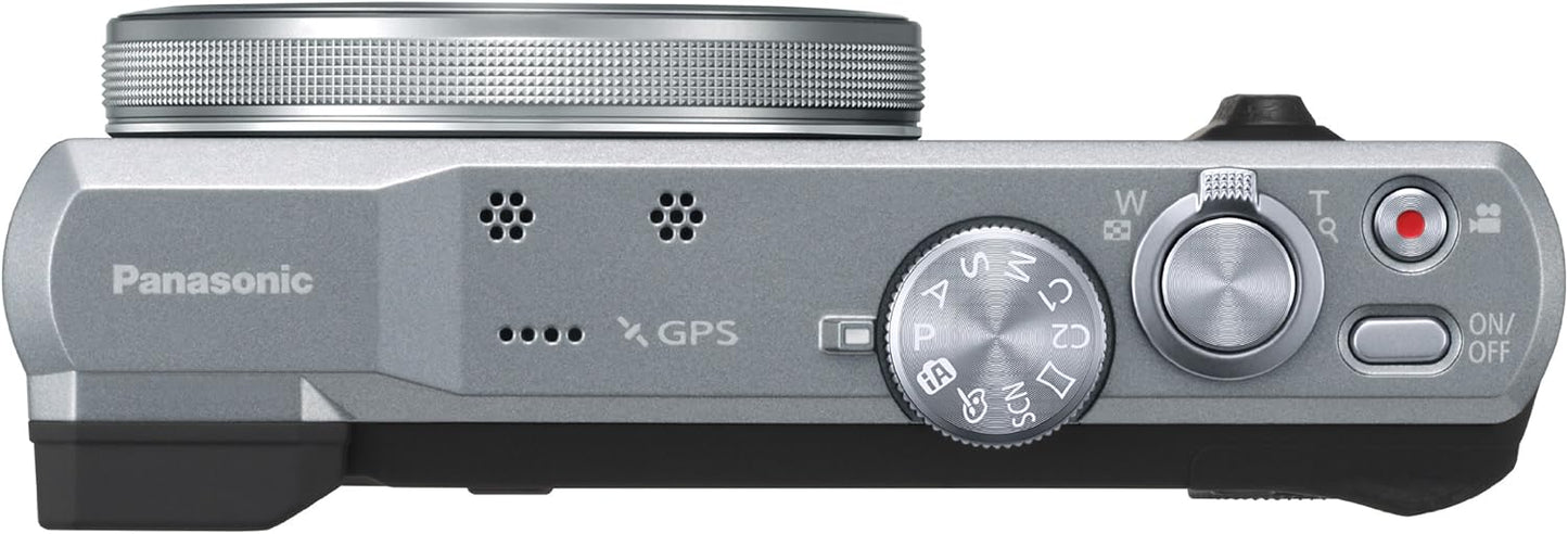 Panasonic Lumix DMC-ZS40S Digital Camera with 3.0-Inch LCD - Silver