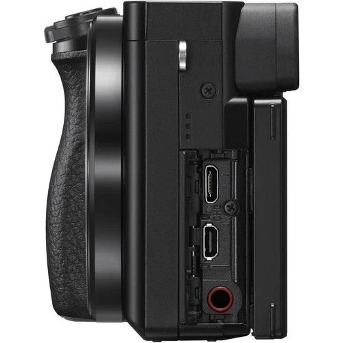 Sony Alpha a6100 Mirrorless Camera Body Only (24.2MP APS-C, E-Mount, 4K Video, Real-time AF, Wi-Fi, Black)