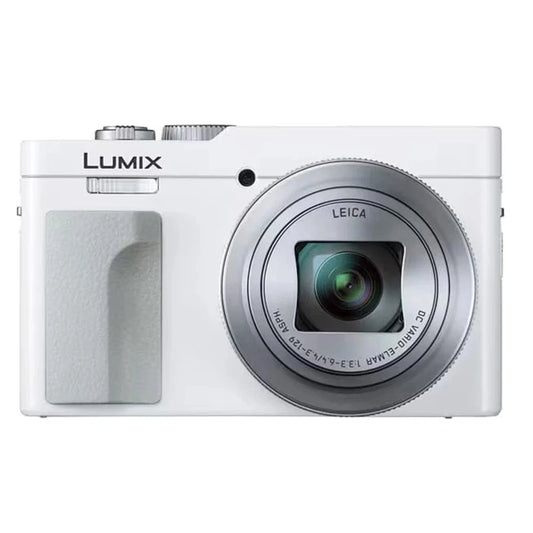 Panasonic Lumix TZ99 (ZS99) Compact Digital Camera – 50x Optical Zoom & 4K Video – White (DC-TZ99E-W)