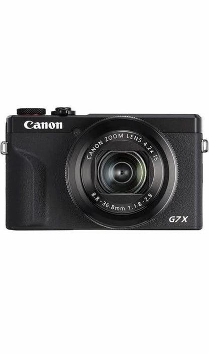 Canon PowerShot G7 X Mark III Point & Shoot Digital Camera – 20.1 MP, 4.2x Zoom, F1.8, 4K Video – Black