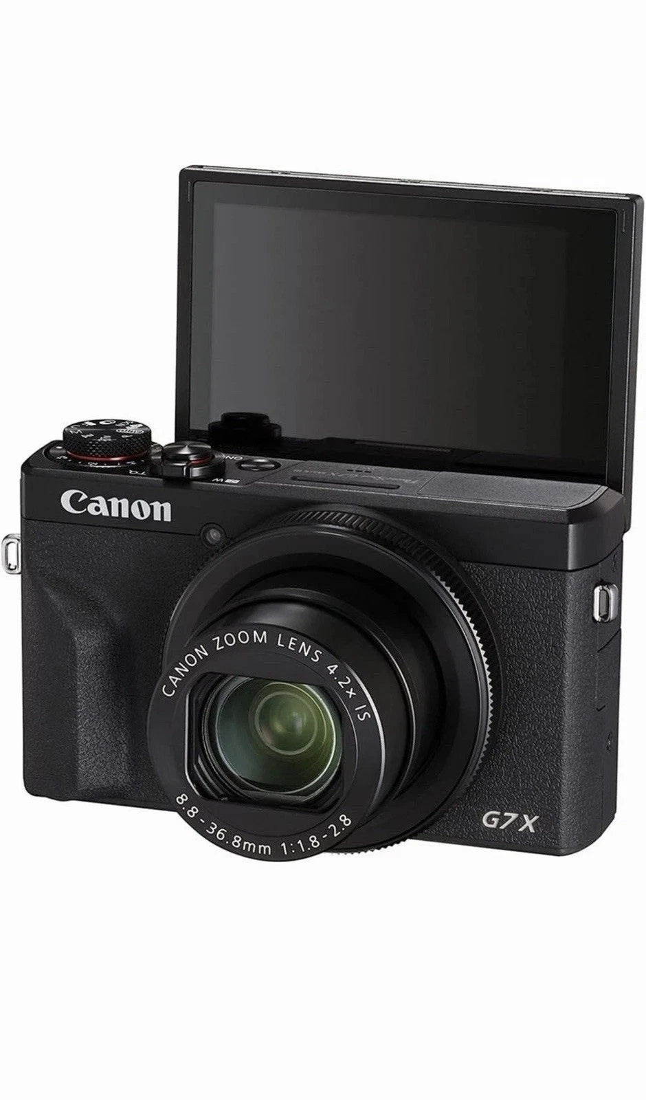 Canon PowerShot G7 X Mark III Point & Shoot Digital Camera – 20.1 MP, 4.2x Zoom, F1.8, 4K Video – Black
