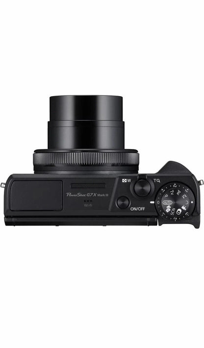 Canon PowerShot G7 X Mark III Point & Shoot Digital Camera – 20.1 MP, 4.2x Zoom, F1.8, 4K Video – Black