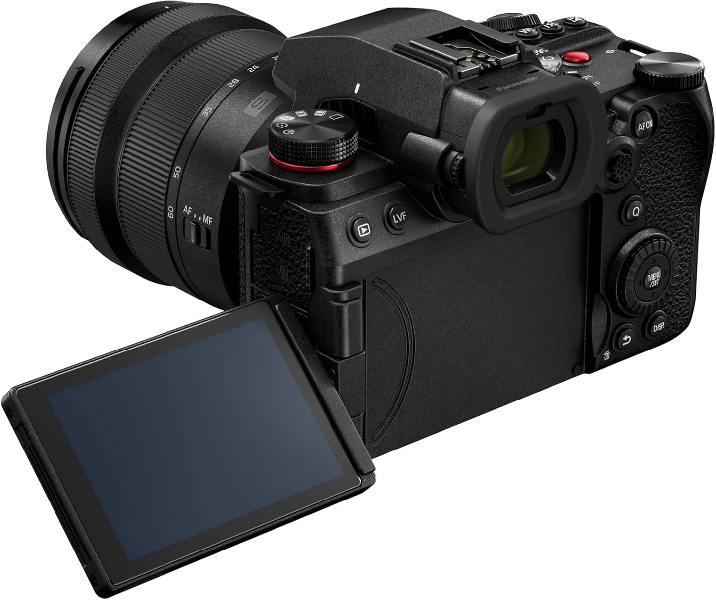Panasonic LUMIX S5II 24.2MP Full-Frame Mirrorless Camera with 20-60mm F3.5-5.6 L Mount Lens - Black (DC-S5M2KK9)
