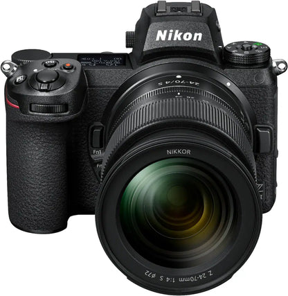 Nikon Z 7II 4K Mirrorless Camera with NIKKOR Z 24-70mm f/4 S Lens - Black