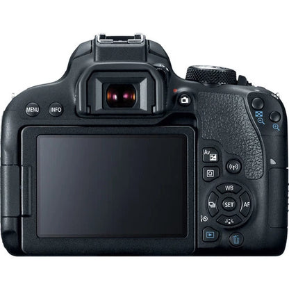 Canon EOS Rebel T7i (800D) DSLR Camera with EF-S 18-55mm F4-5.6 IS STM Lens – 24.2 MP – Black