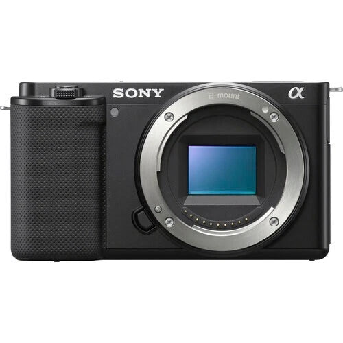 Sony Alpha ZV-E10 Mirrorless Camera Body Only (24.2MP APS-C, E-Mount, 4K Video, Real-time AF, Wi-Fi, Black)