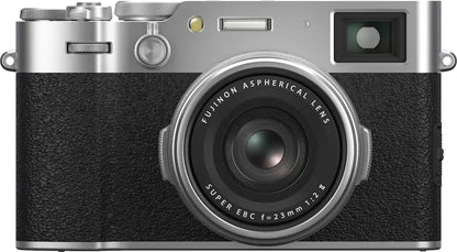 Fujifilm X-Series X100VI Compact Digital Camera – 40.2 MP APS-C with 6K Video – Silver