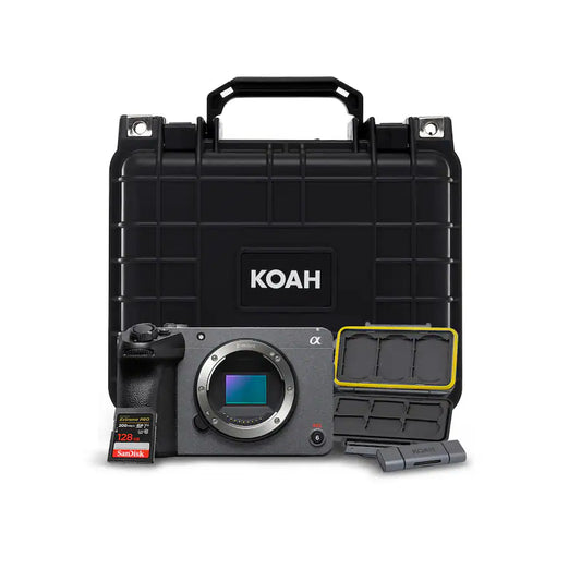 Sony Cinema Line FX30 Super 35 Camera (Body) – Bundle with Hard Case & 128GB CFexpress Card