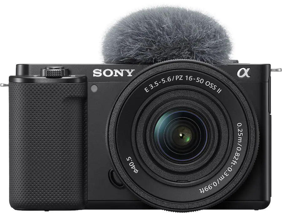 Sony Alpha ZV-E10 APS-C Mirrorless Content Creator Camera (Body Only) – Black