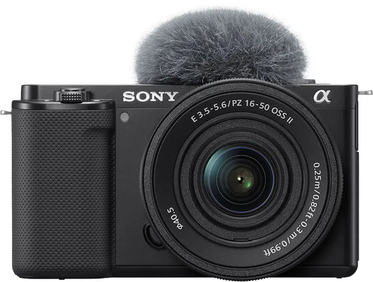 Sony Alpha ZV-E10 APS-C Mirrorless Content Creator Camera (Body Only) – Black
