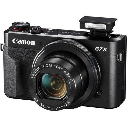 Canon PowerShot G7 X Mark II Compact Digital Camera – 20.1 MP, 4.2x Optical Zoom, F1.8, 1080p – Black
