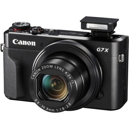 Canon PowerShot G7 X Mark II Compact Digital Camera – 20.1 MP, 4.2x Optical Zoom, F1.8, 1080p – Black