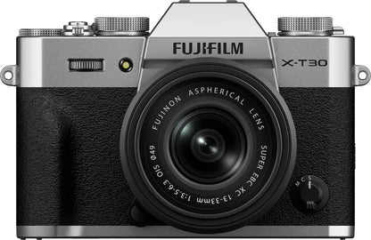 Fujifilm X-T30 III Mirrorless Camera with XC 13-33mm F3.5-6.3 OIS Lens Kit & 6K Video – Silver