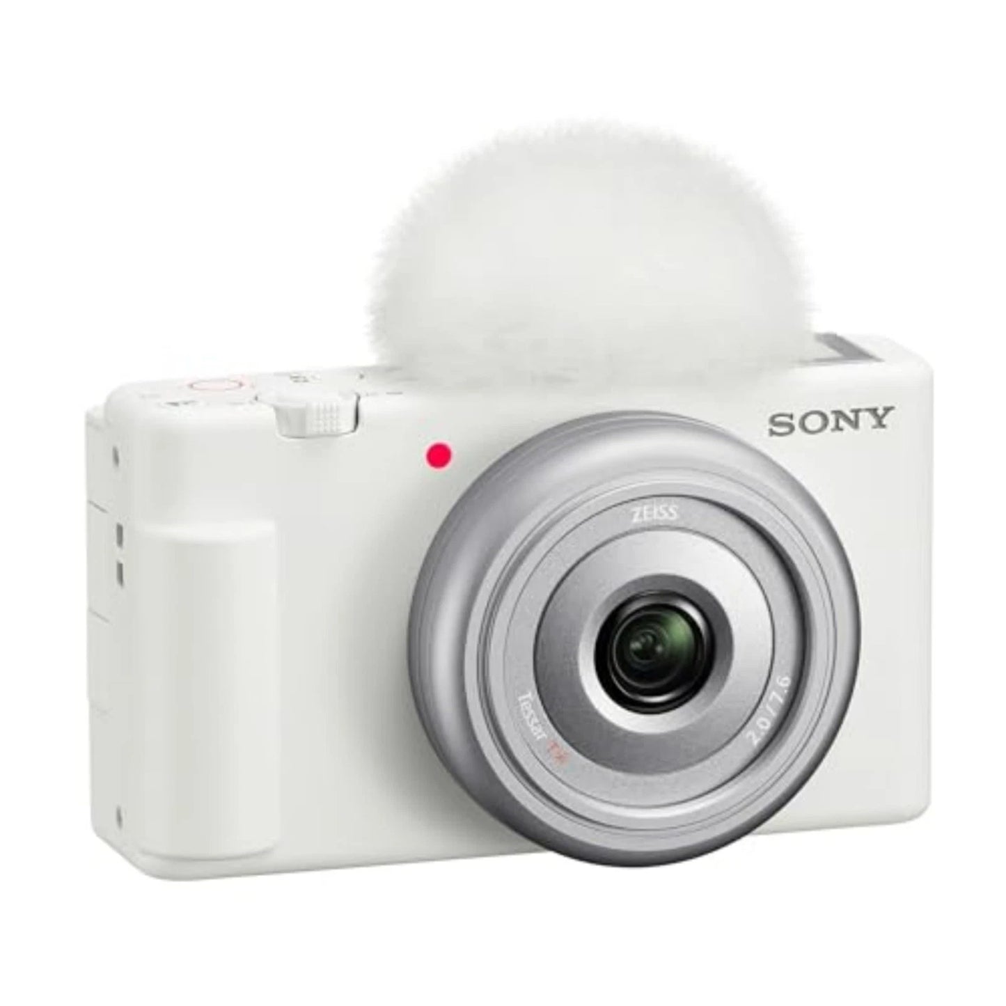 Sony ZV-1F Vlogging Digital Camera – 20.1 MP with 4K Video & F2.0 Ultra-Wide Lens – White