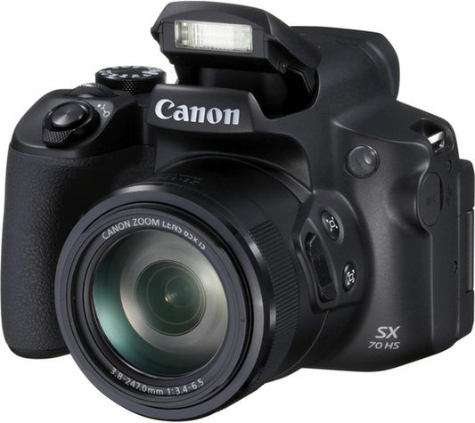 Canon PowerShot SX70 HS 20.3MP Bridge Camera with 65x Optical Zoom - Black