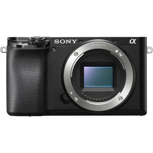 Sony Alpha a6100 Mirrorless Camera Body Only (24.2MP APS-C, E-Mount, 4K Video, Real-time AF, Wi-Fi, Black)