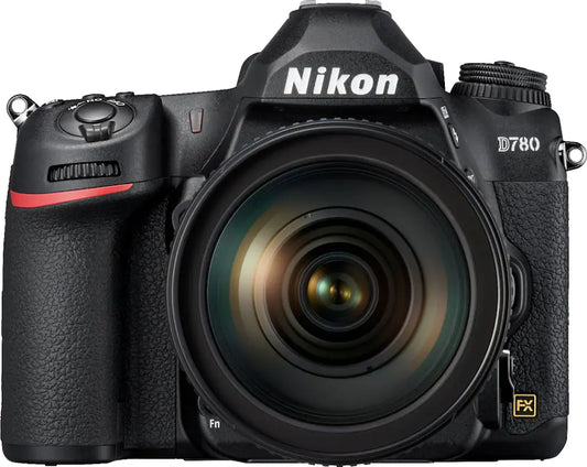 Nikon D780 Full-Frame DSLR Camera with AF-S NIKKOR 24-120mm F4G ED VR Lens – 4K Video – Black