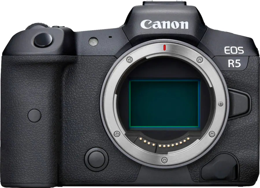 Canon EOS R5 Mirrorless Camera Body Only (45MP Full-Frame, RF Mount, 8K Video, Dual Pixel AF II, IBIS, Wi-Fi, Black)