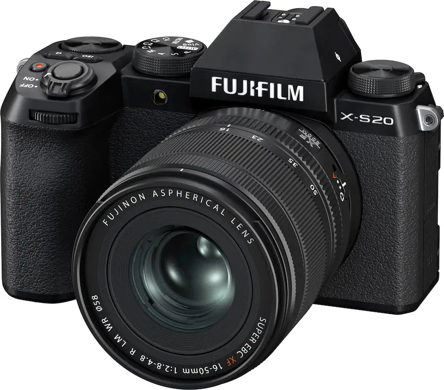 Fujifilm X-S20 Mirrorless Camera with XF 16-50mm F2.8-4.8 R LM WR Lens – 6.2K Video – Black
