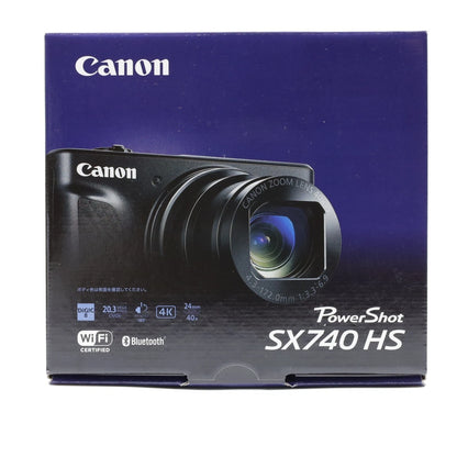 Canon PowerShot SX740 HS Compact Digital Camera – 20.3 MP with 40x Optical Zoom & 4K Video – Silver