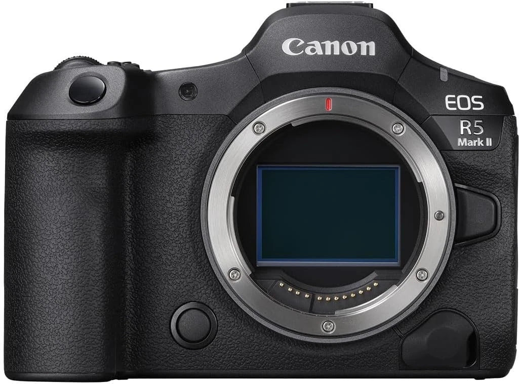 Canon EOS R5 Mark II Mirrorless Camera Body Only (45MP Full-Frame, RF Mount, 8K Video, Dual Pixel AF II, IBIS, Wi-Fi, Black, 6536C002)