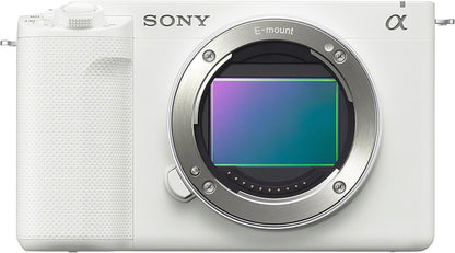 Sony Alpha ZV-E1 Full-Frame Interchangeable Lens Mirrorless Vlog Camera - White Body