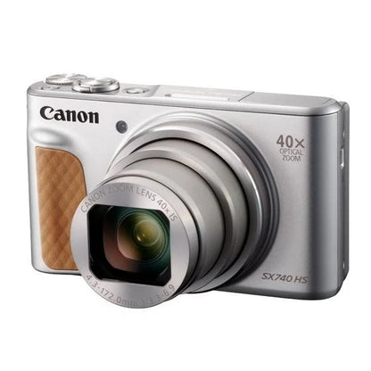 Canon PowerShot SX740 HS Compact Digital Camera – 20.3 MP with 40x Optical Zoom & 4K Video – Silver