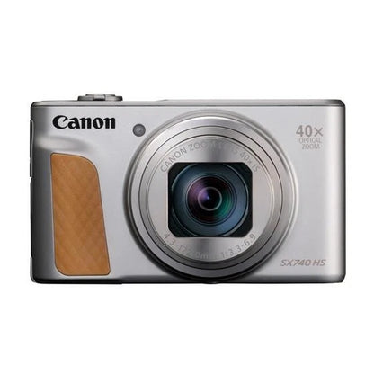 Canon PowerShot SX740 HS Compact Digital Camera – 20.3 MP with 40x Optical Zoom & 4K Video – Silver
