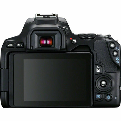 Canon EOS 250D DSLR Camera with 18-55mm f/3.5-5.6 DC III Lens (24.1MP APS-C, EF/EF-S Mount, 4K Video, Dual Pixel AF, Wi-Fi, Black)