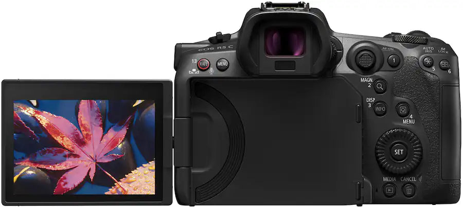 Canon EOS R5 C Mirrorless Cinema Camera Body Only (45MP Full-Frame, RF Mount, 8K Video, Dual Pixel AF, Wi-Fi, Black)