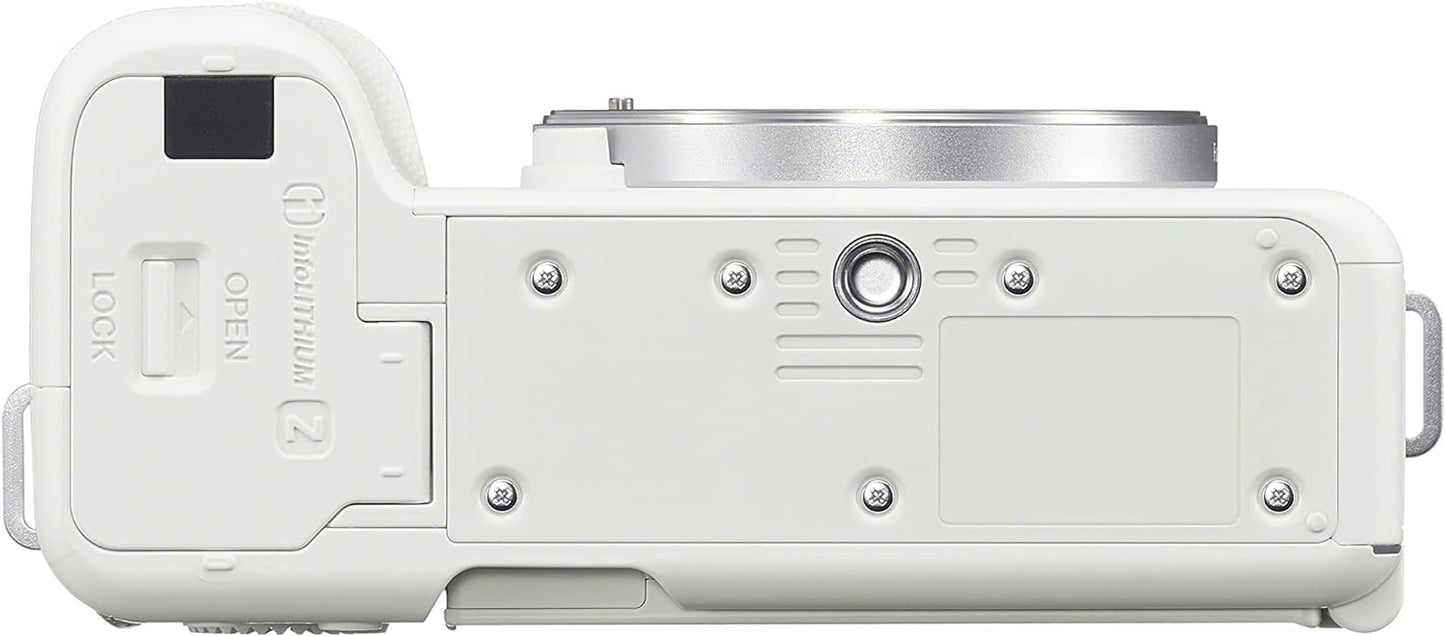 Sony Alpha ZV-E1 Full-Frame Interchangeable Lens Mirrorless Vlog Camera - White Body