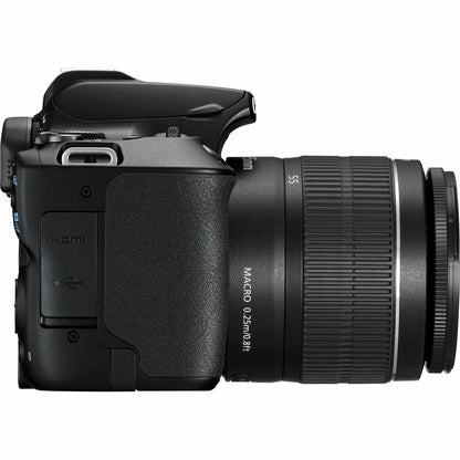 Canon EOS 250D DSLR Camera with 18-55mm f/3.5-5.6 DC III Lens (24.1MP APS-C, EF/EF-S Mount, 4K Video, Dual Pixel AF, Wi-Fi, Black)