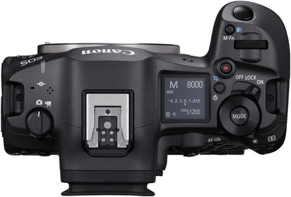 Canon EOS R5 Mark II Mirrorless Camera Body Only (45MP Full-Frame, RF Mount, 8K Video, Dual Pixel AF II, IBIS, Wi-Fi, Black, 6536C002)
