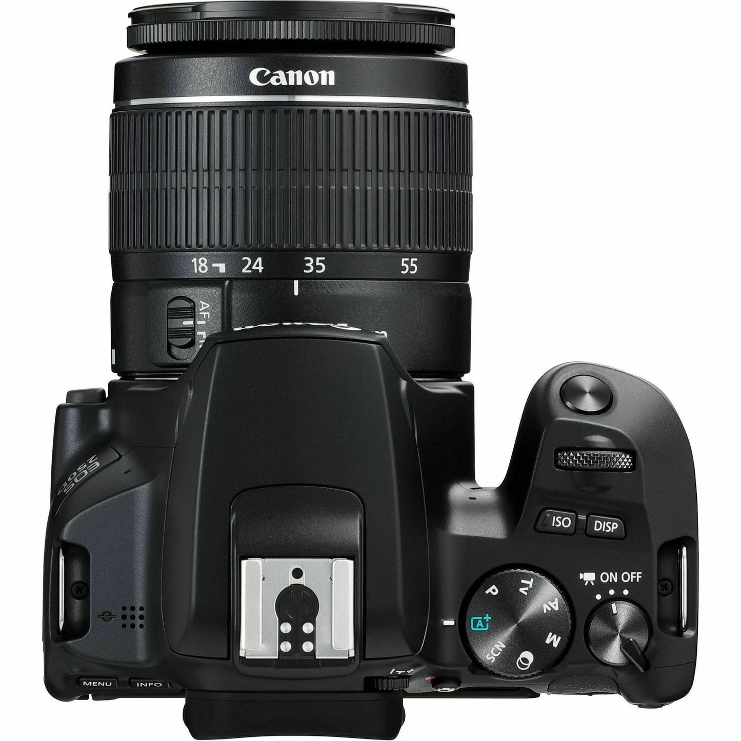 Canon EOS 250D DSLR Camera with 18-55mm f/3.5-5.6 DC III Lens (24.1MP APS-C, EF/EF-S Mount, 4K Video, Dual Pixel AF, Wi-Fi, Black)