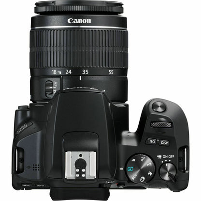 Canon EOS 250D DSLR Camera with 18-55mm f/3.5-5.6 DC III Lens (24.1MP APS-C, EF/EF-S Mount, 4K Video, Dual Pixel AF, Wi-Fi, Black)