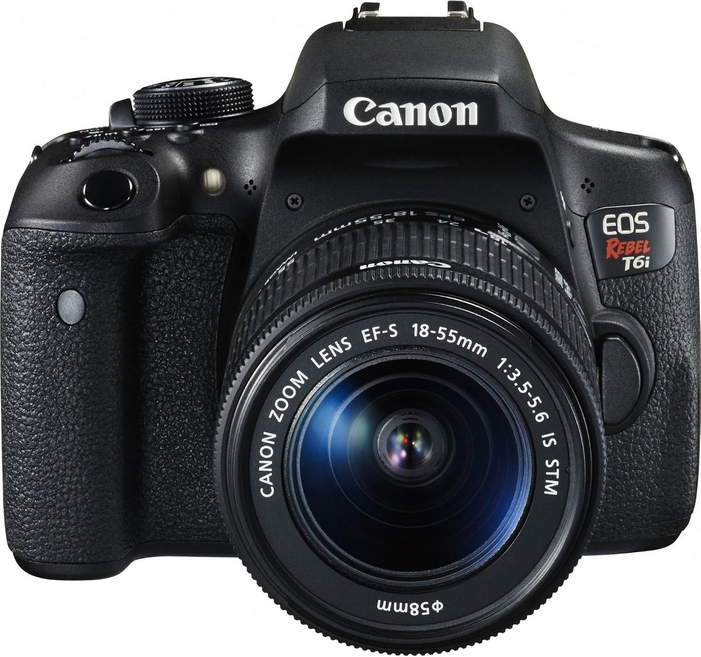 Canon EOS Rebel T6i Digital SLR Camera with EF-S 18-55mm f/3.5-5.6 IS STM Lens - Wi-Fi Enabled