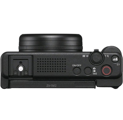 Sony ZV-1 II Vlogging Camera for Content Creators – 20.1 MP, 4K & Ultra-Wide F1.8 Zoom Lens – Black