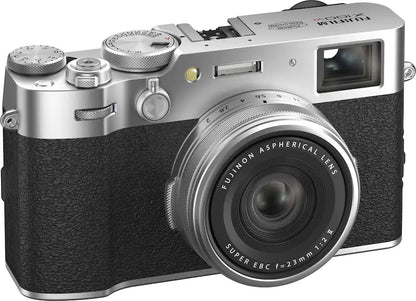 Fujifilm X-Series X100VI Compact Digital Camera – 40.2 MP APS-C with 6K Video – Silver