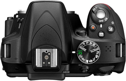 Nikon D3300 24.2MP HD 1080p DSLR Camera - Body Only, Black