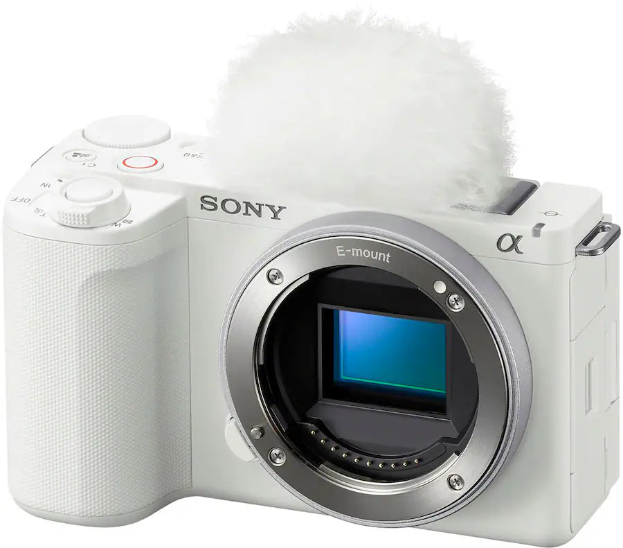 Sony Alpha ZV-E10 II APS-C Mirrorless Content Creator Camera (Body Only) – White