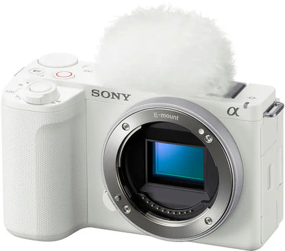 Sony Alpha ZV-E10 II APS-C Mirrorless Content Creator Camera (Body Only) – White