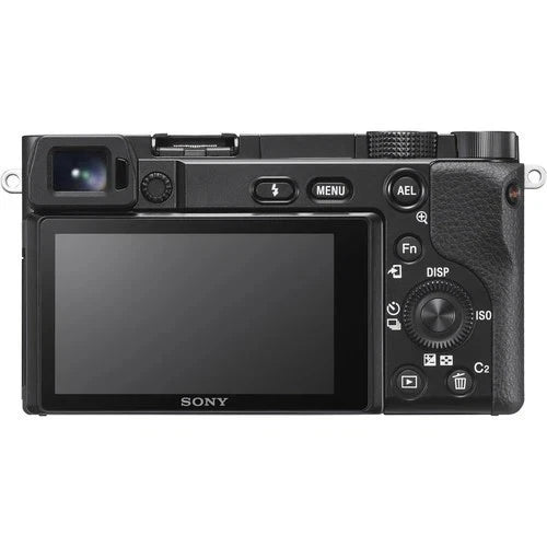 Sony Alpha a6100 Mirrorless Camera Body Only (24.2MP APS-C, E-Mount, 4K Video, Real-time AF, Wi-Fi, Black)