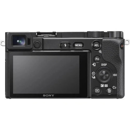 Sony Alpha a6100 Mirrorless Camera Body Only (24.2MP APS-C, E-Mount, 4K Video, Real-time AF, Wi-Fi, Black)