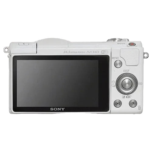 Sony Alpha a5100 APS-C Mirrorless Digital Camera (Body Only) – 24.3 MP with Fast AF – White
