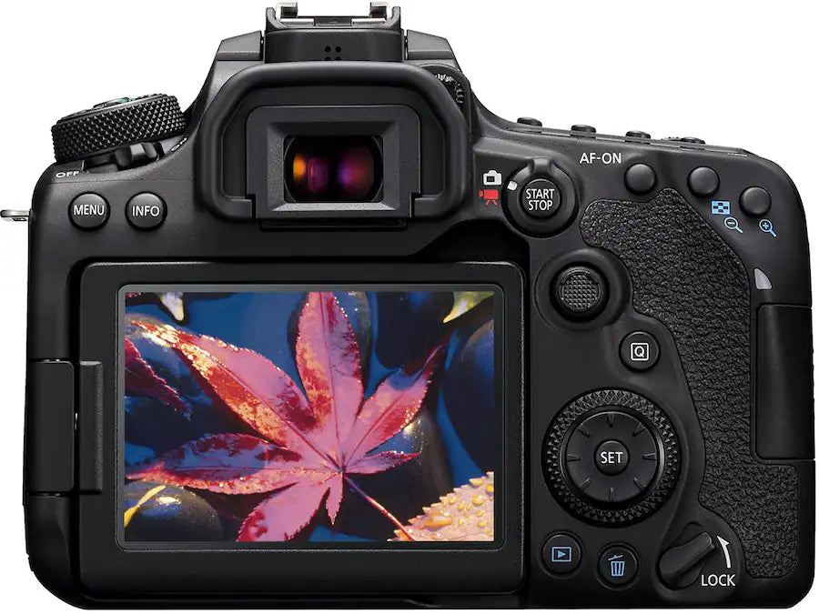 Canon EOS 90D DSLR Camera Body Only (32.5MP APS-C, EF/EF-S Mount, 4K Video, Dual Pixel AF, Wi-Fi, Black)