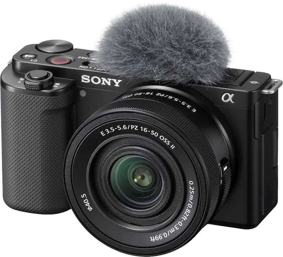 Sony Alpha ZV-E10 APS-C Mirrorless Content Creator Camera (Body Only) – Black