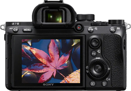 Sony Alpha 7 III Full-Frame Mirrorless Camera (Body Only) – 24.2 MP with 4K Video – Black