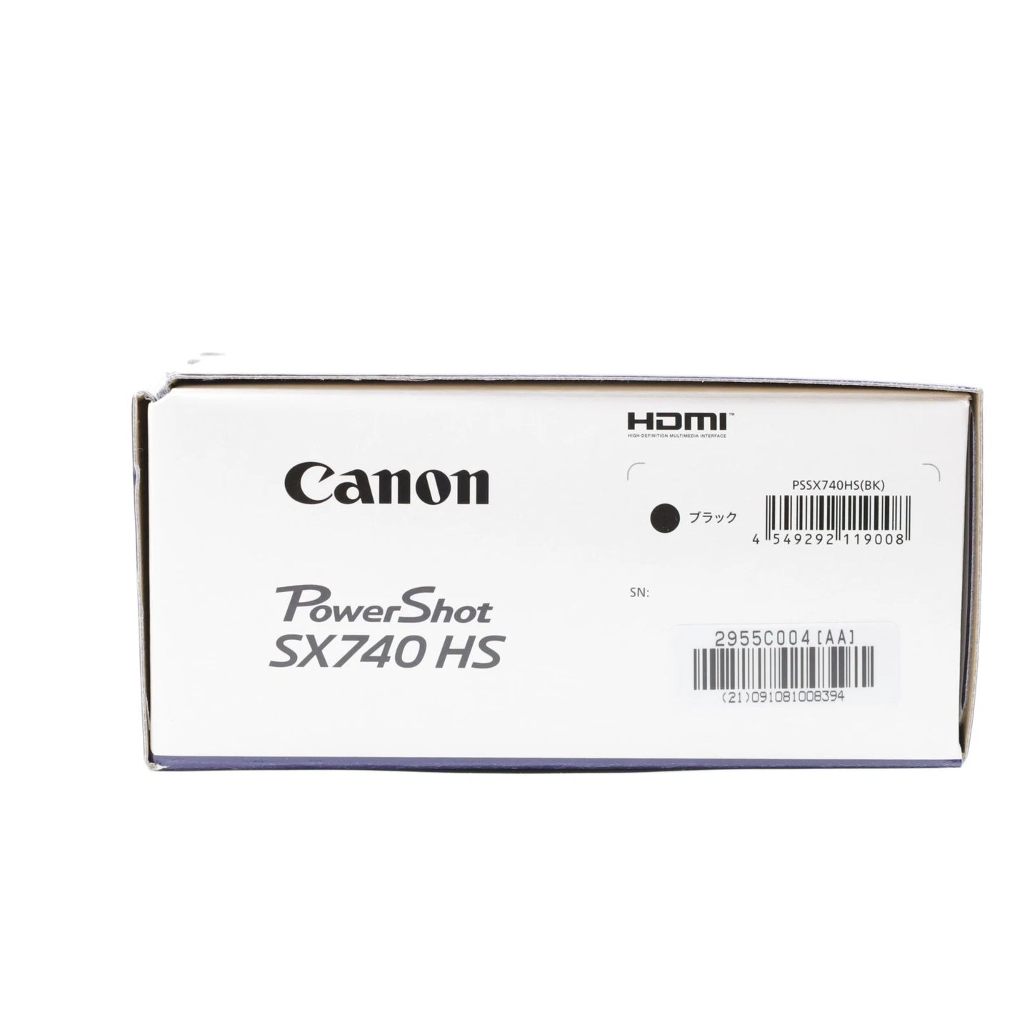 Canon PowerShot SX740 HS Compact Digital Camera – 20.3 MP with 40x Optical Zoom & 4K Video – Black