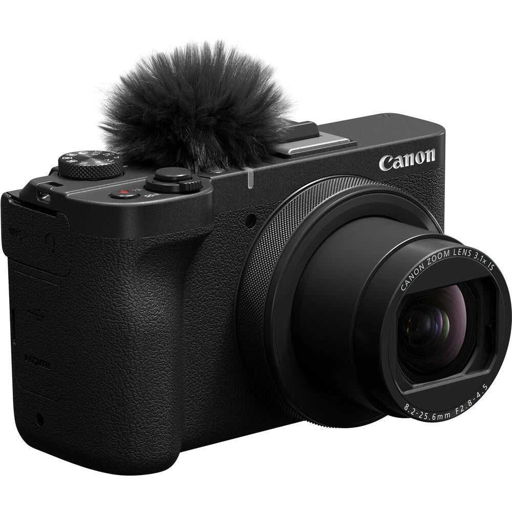 Canon PowerShot V1 Compact Digital Camera – 1-inch Sensor, 4K Video & F1.8 Lens – Black