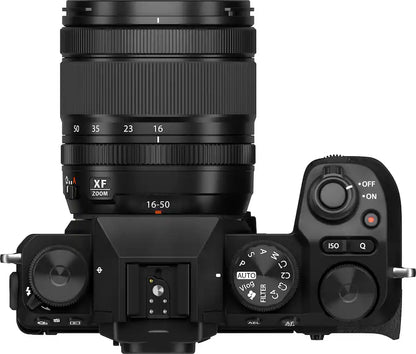 Fujifilm X-S20 Mirrorless Camera with XF 16-50mm F2.8-4.8 R LM WR Lens – 6.2K Video – Black